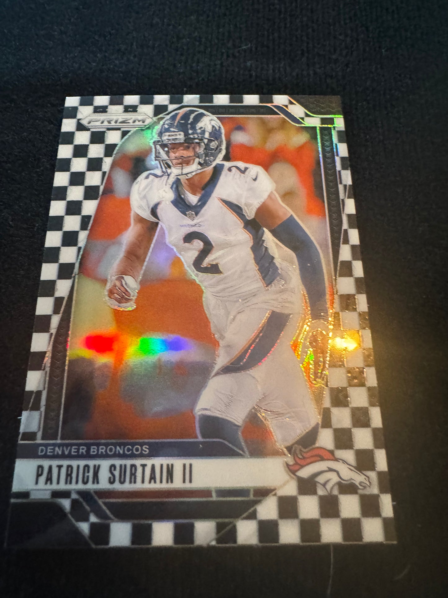 2024 Patrick Surtain II Black and White Checkerboard Prizm