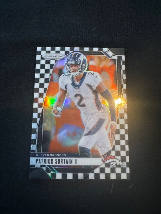 2024 Patrick Surtain II Black and White Checkerboard Prizm