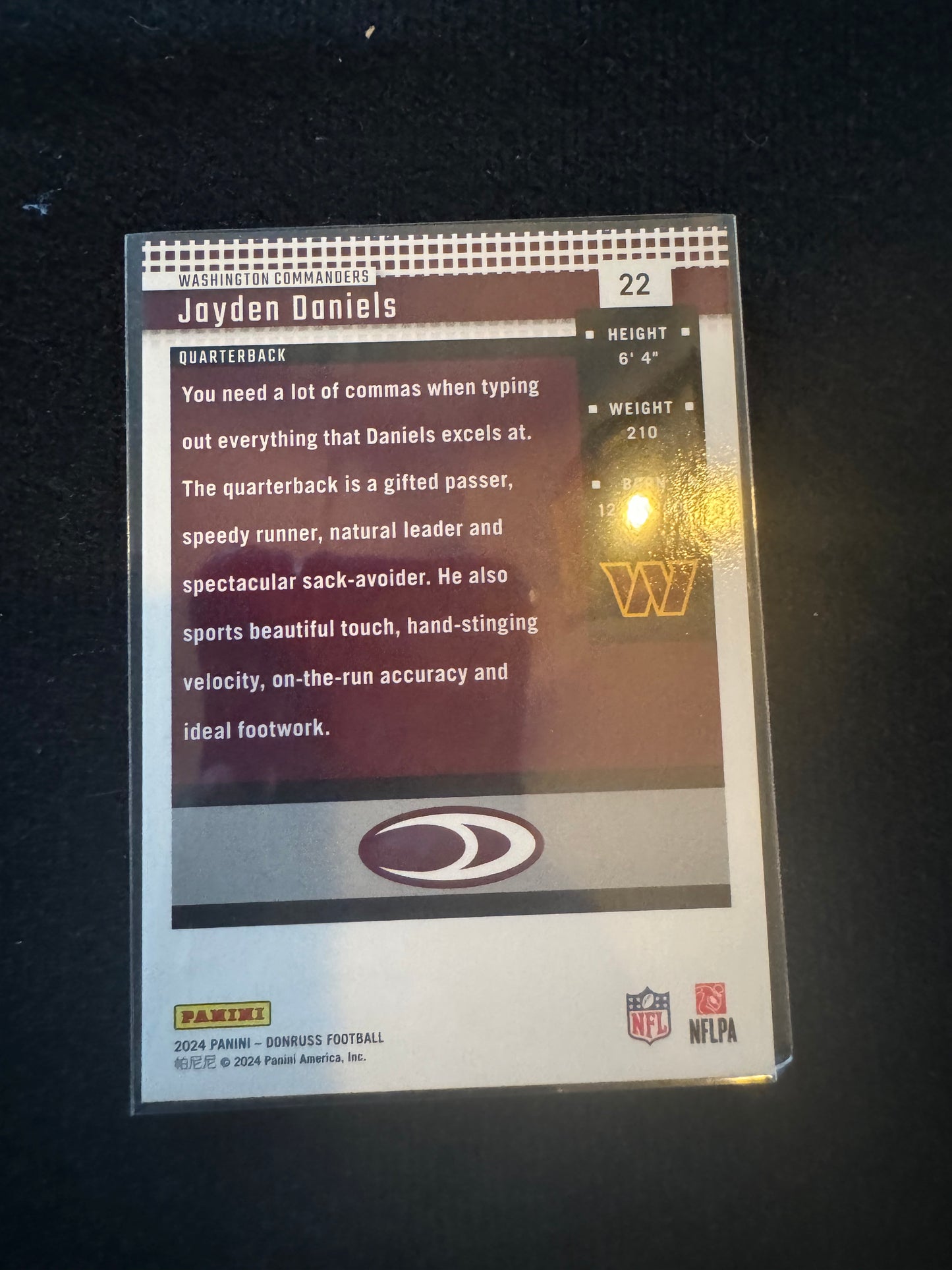 2024 Jayden Daniels Donruss Retro RC