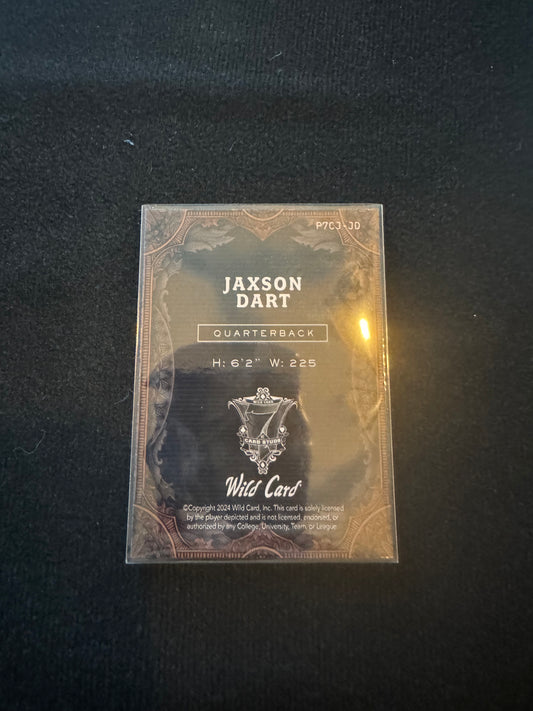 2024 Jaxson Dart Wild Card 1/1