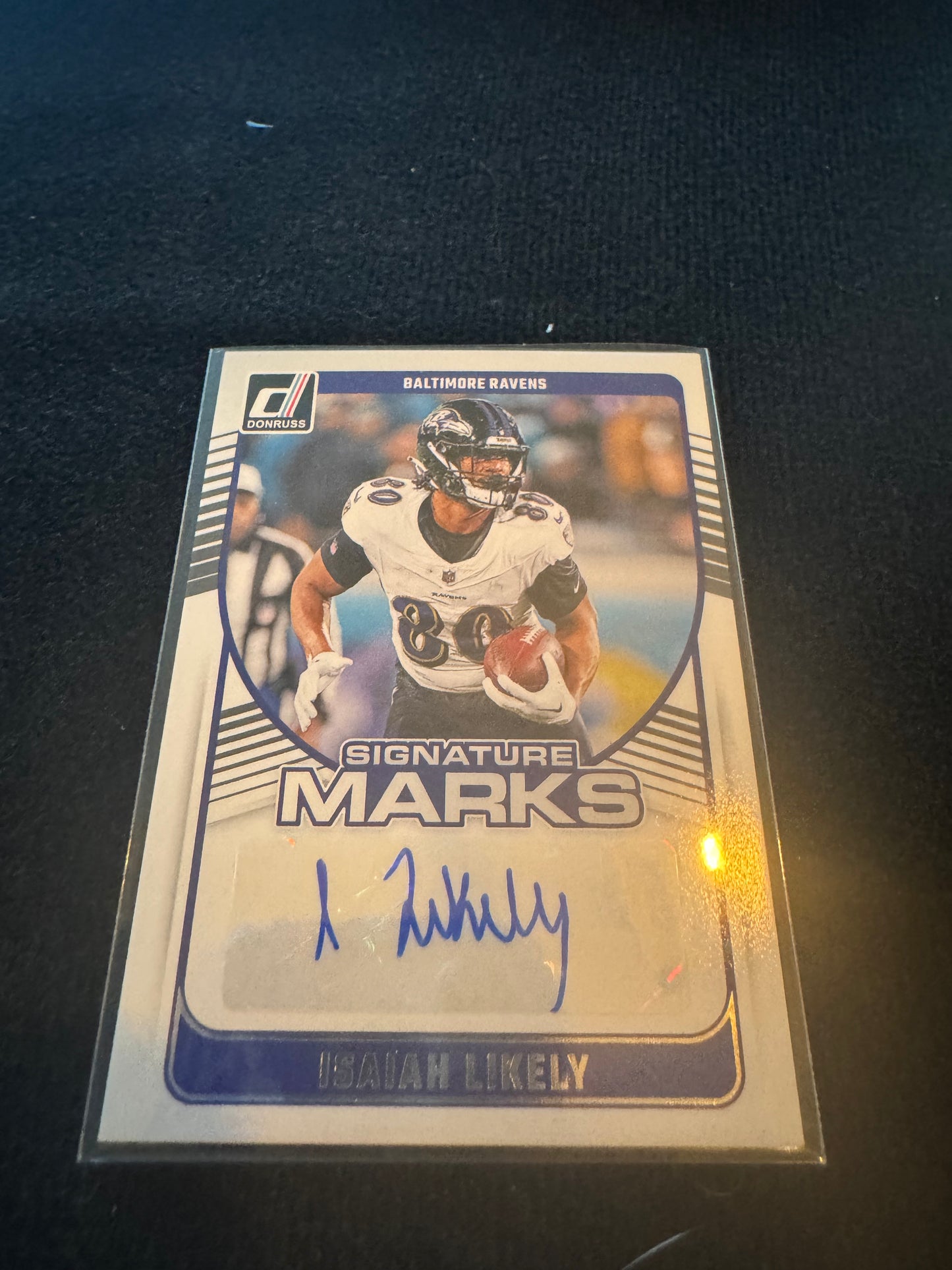 2024 Isaiah Likely Signature Marks Donruss